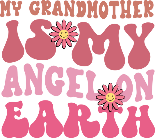 Cute Grandmother Design - DTF Ready To Press - Heat Press Transfer