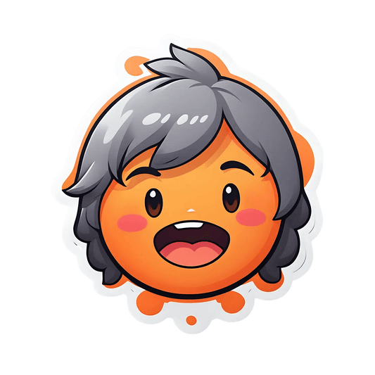 Cute Granny Face - Sticker - Heat Press Transfer