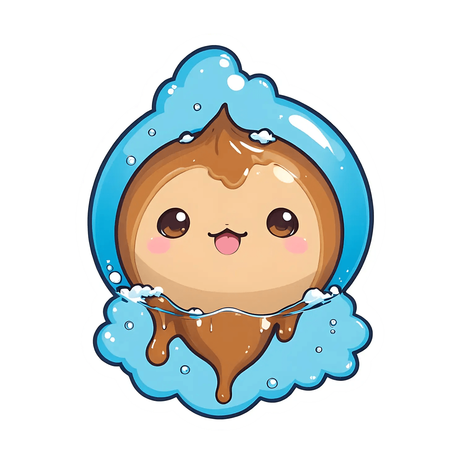 Cute Hazelnut - Sticker - Heat Press Transfer