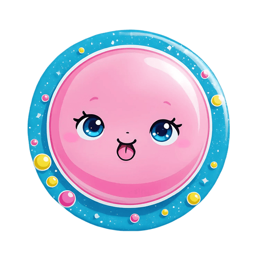 Cute Kawaii Face - Sticker - Heat Press Transfer