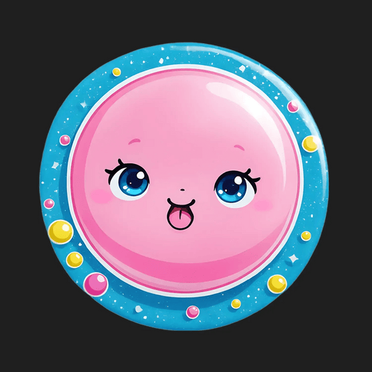 Cute Kawaii Face - Sticker - Heat Press Transfer