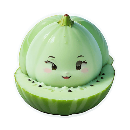 Cute Kiwi Character Sticker - Adorable UV Design - Heat Press Transfer