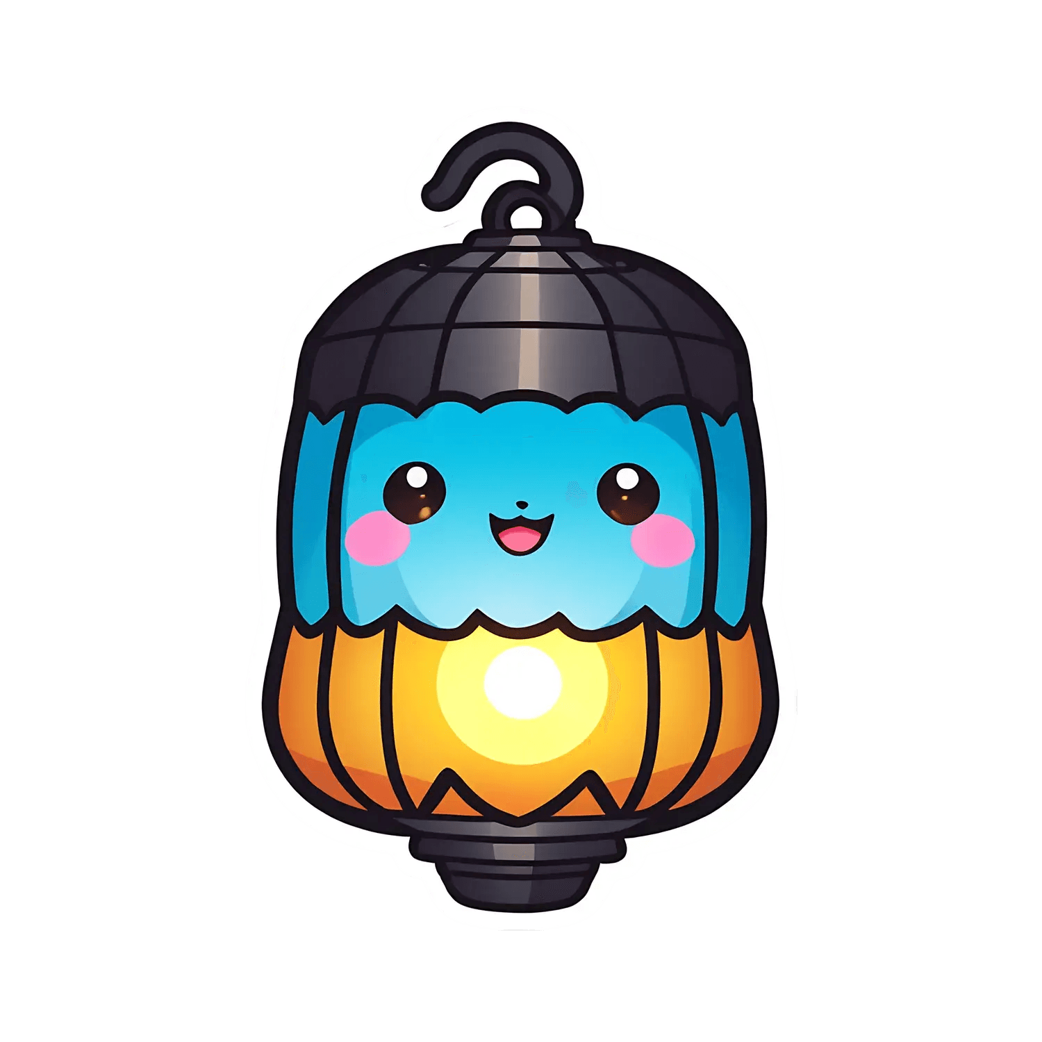 Cute Lantern - Adorable Sticker - Heat Press Transfer
