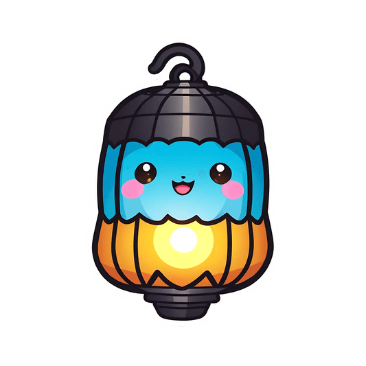 Cute Lantern - Adorable Sticker - Heat Press Transfer