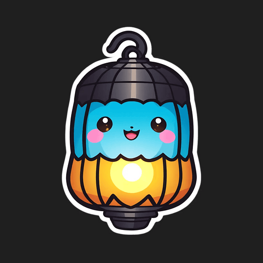 Cute Lantern - Adorable Sticker - Heat Press Transfer
