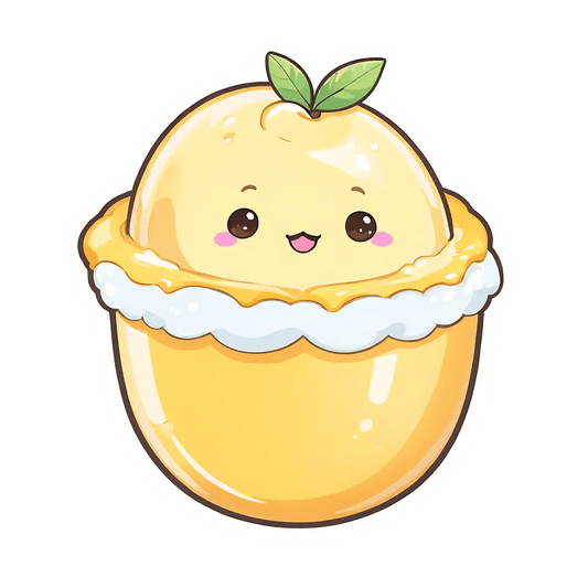 Cute Lemon Tart - Sticker - Heat Press Transfer