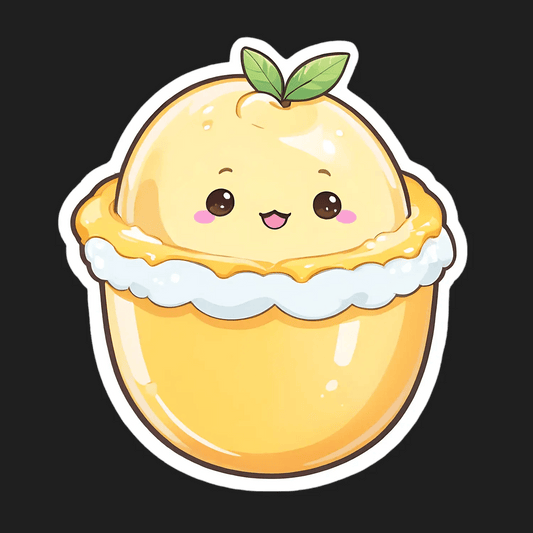 Cute Lemon Tart - Sticker - Heat Press Transfer
