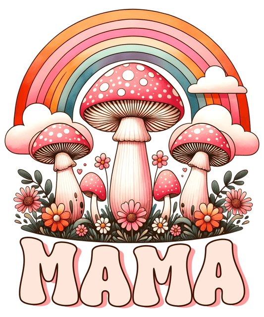 Cute Mama Design - DTF Ready To Press - Heat Press Transfer