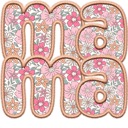 Cute Mama Design - DTF Ready To Press - Heat Press Transfer