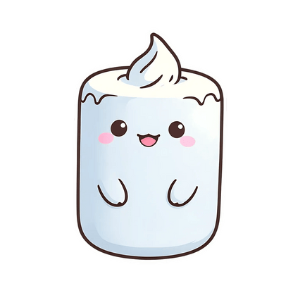 Cute Marshmallow - Sticker - Heat Press Transfer
