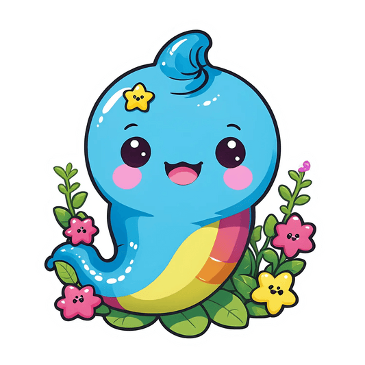 Cute Mermaid Sticker - Adorable UV DTF Sticker - Heat Press Transfer