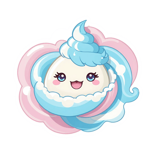 Cute Mermaid Swirls - Sticker - Heat Press Transfer