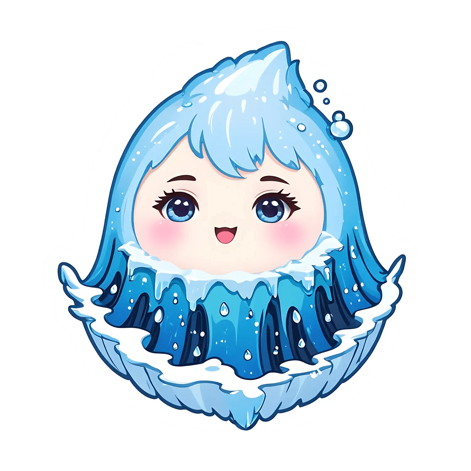 Cute Mermaid - UV DTF Sticker - Heat Press Transfer