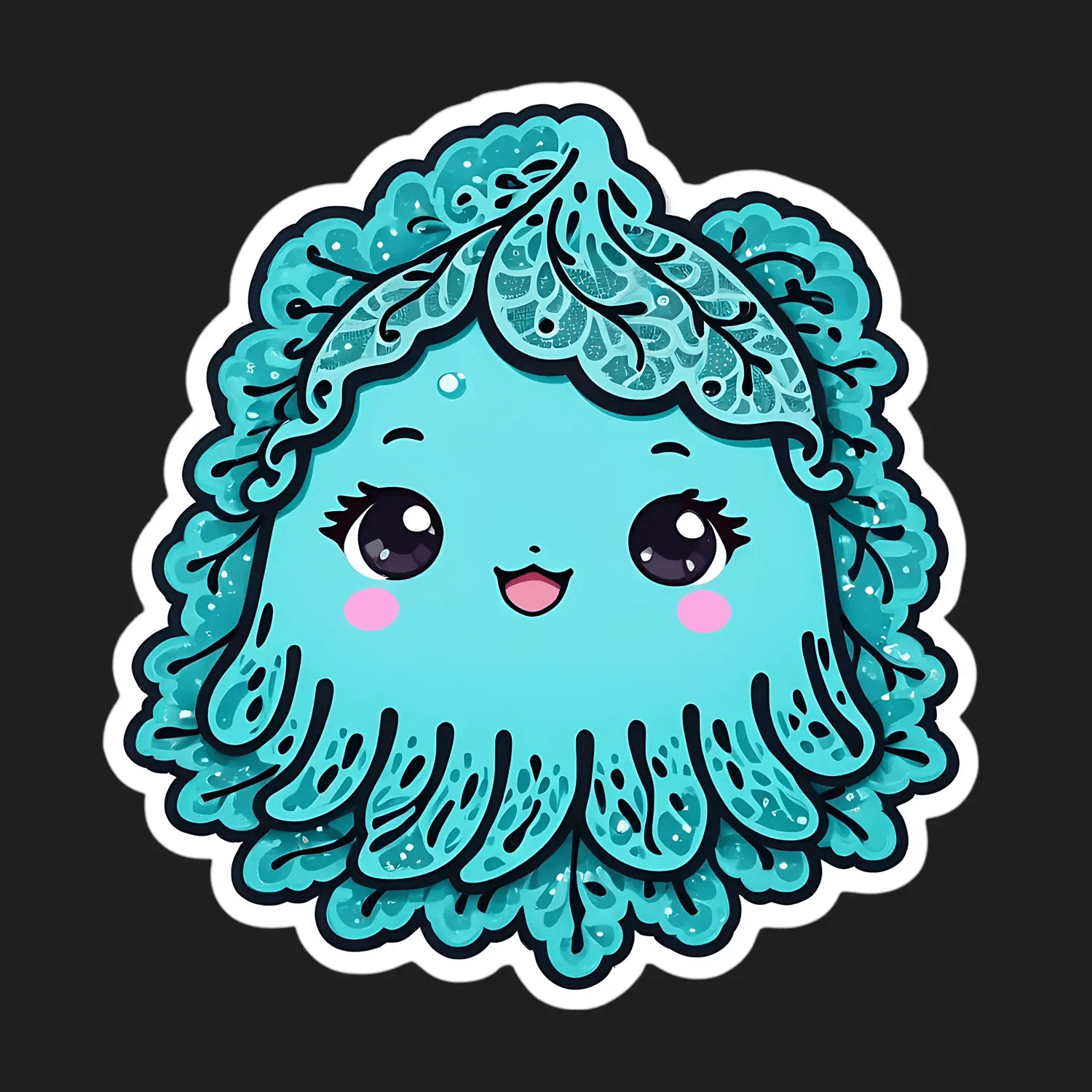 Cute Mermaid UV DTF Sticker - Heat Press Transfer