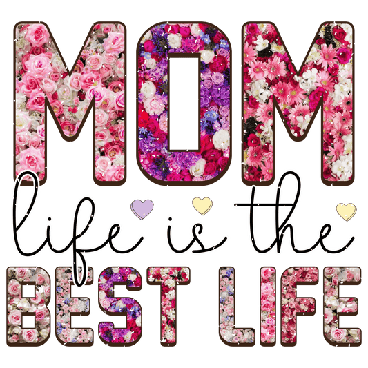 Cute Mom Life Design - DTF Ready To Press - Heat Press Transfer