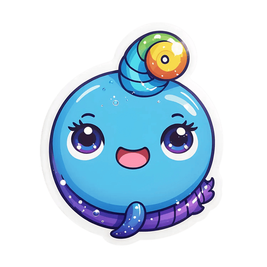 Cute Narwhal Sticker - UV DTF Sticker - Heat Press Transfer