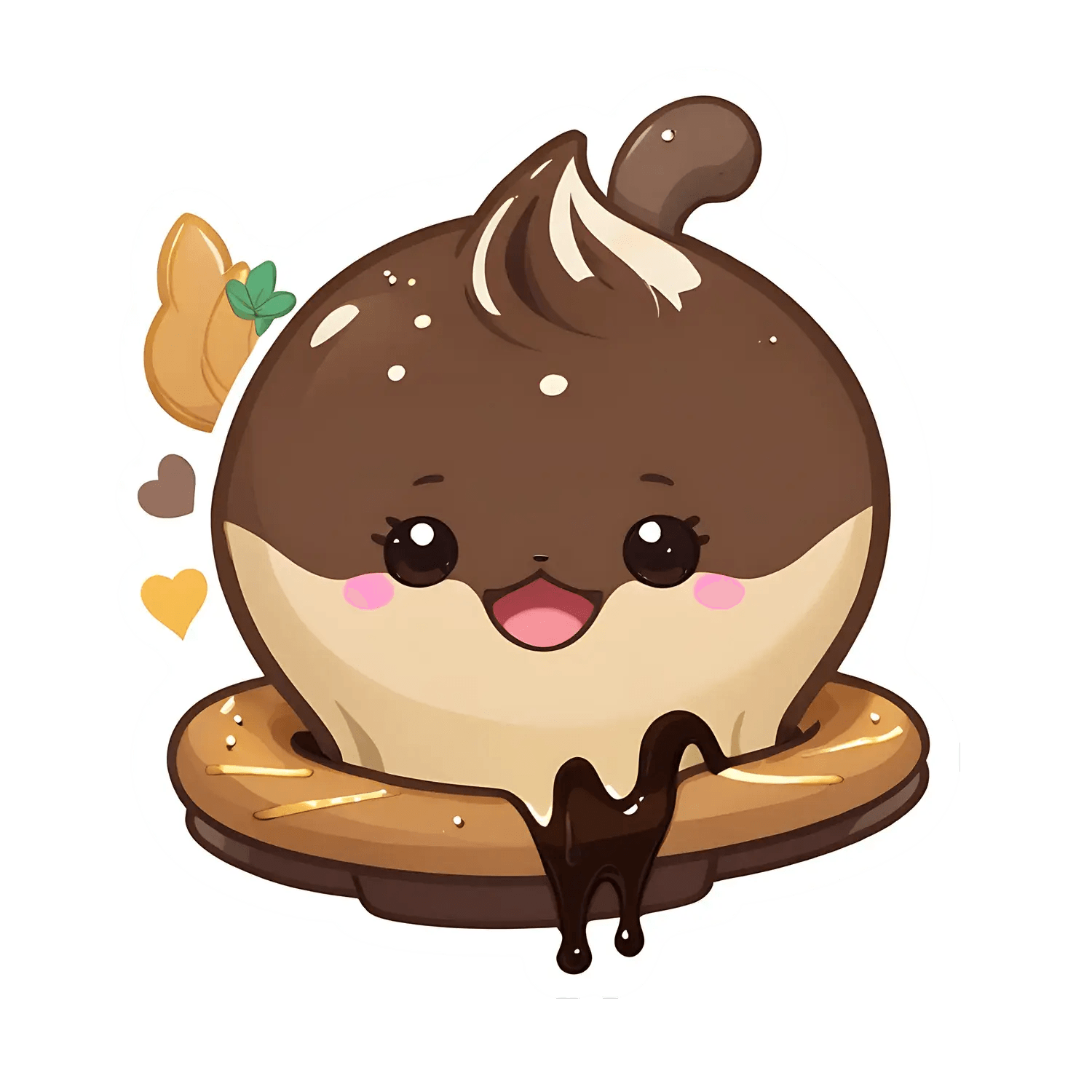 Cute Pancake Sticker - Sweet and Adorable - Heat Press Transfer