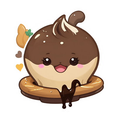 Cute Pancake Sticker - Sweet and Adorable - Heat Press Transfer