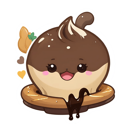 Cute Pancake Sticker - Sweet and Adorable - Heat Press Transfer