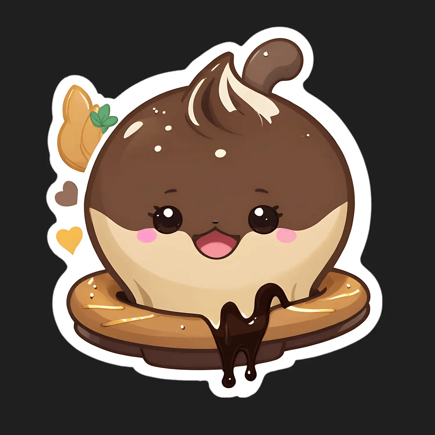 Cute Pancake Sticker - Sweet and Adorable - Heat Press Transfer
