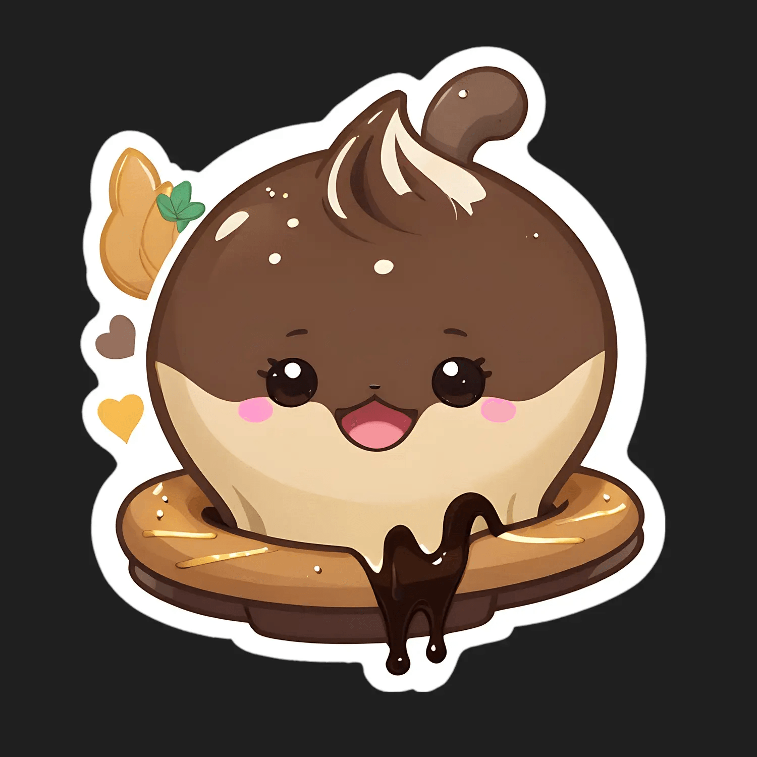 Cute Pancake Sticker - Sweet and Adorable - Heat Press Transfer