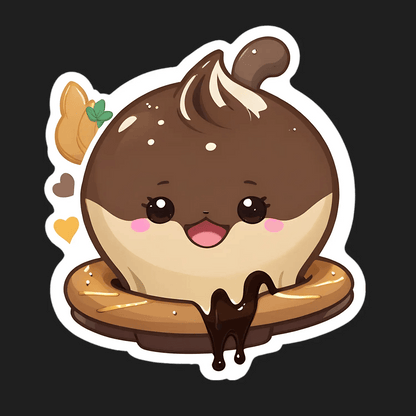 Cute Pancake Sticker - Sweet and Adorable - Heat Press Transfer