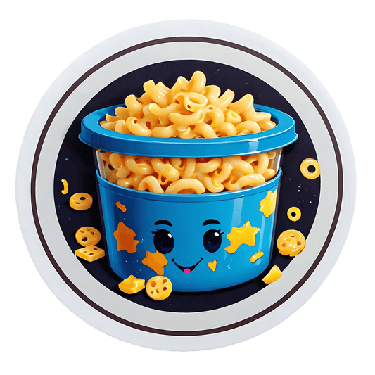 Cute Pasta Bowl - Kids Sticker - Heat Press Transfer