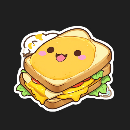 Cute Sandwich - Sticker - Heat Press Transfer