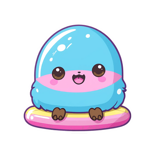 Cute Seal Sticker - Charming UV DTF Design - Heat Press Transfer
