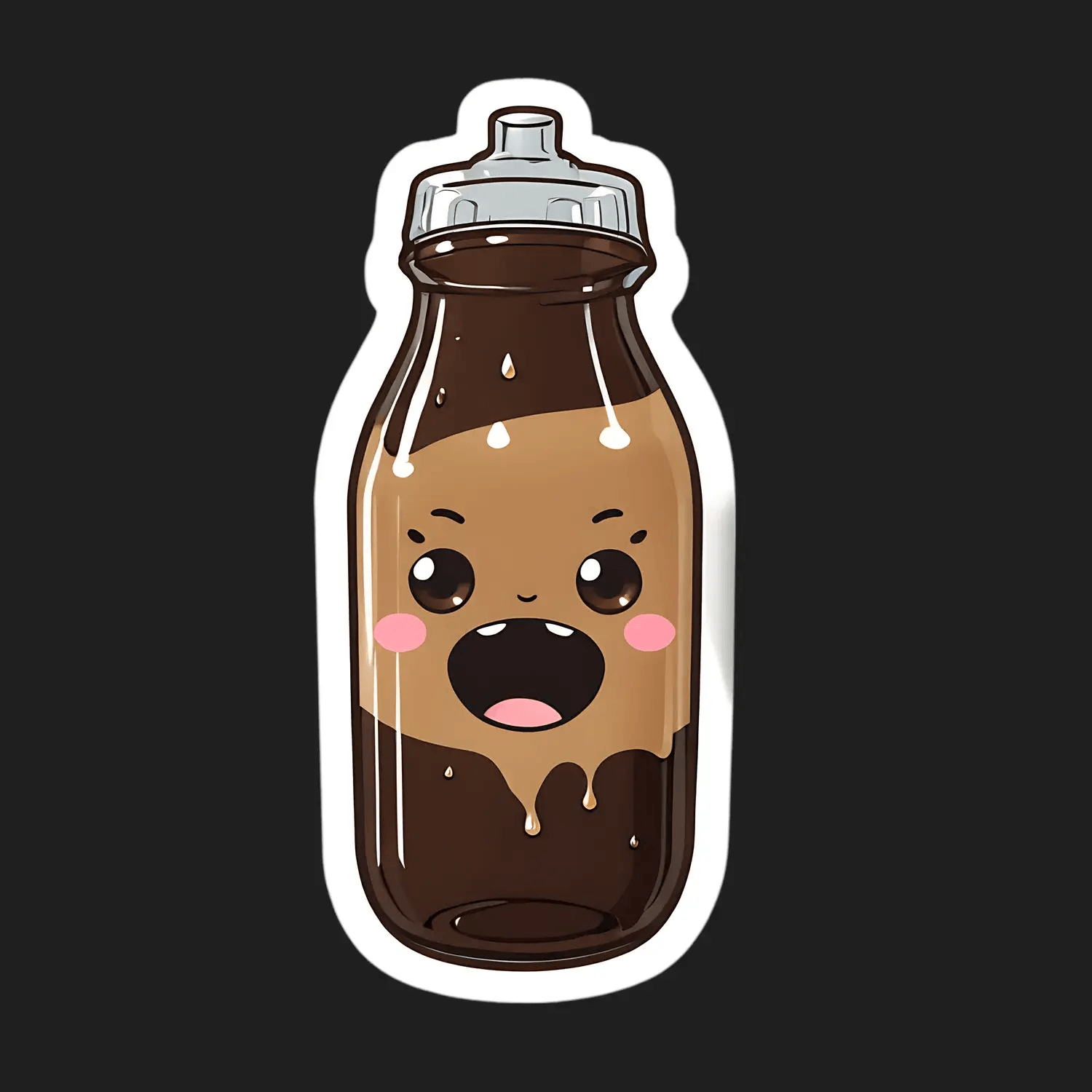 Cute Soda Bottle - Sticker - Heat Press Transfer
