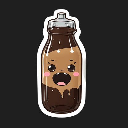 Cute Soda Bottle - Sticker - Heat Press Transfer