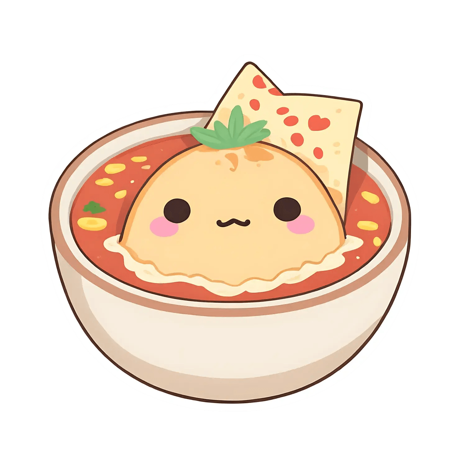 Cute Soup Dumpling - Sticker - Heat Press Transfer