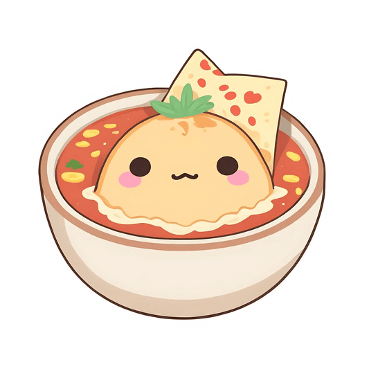 Cute Soup Dumpling - Sticker - Heat Press Transfer