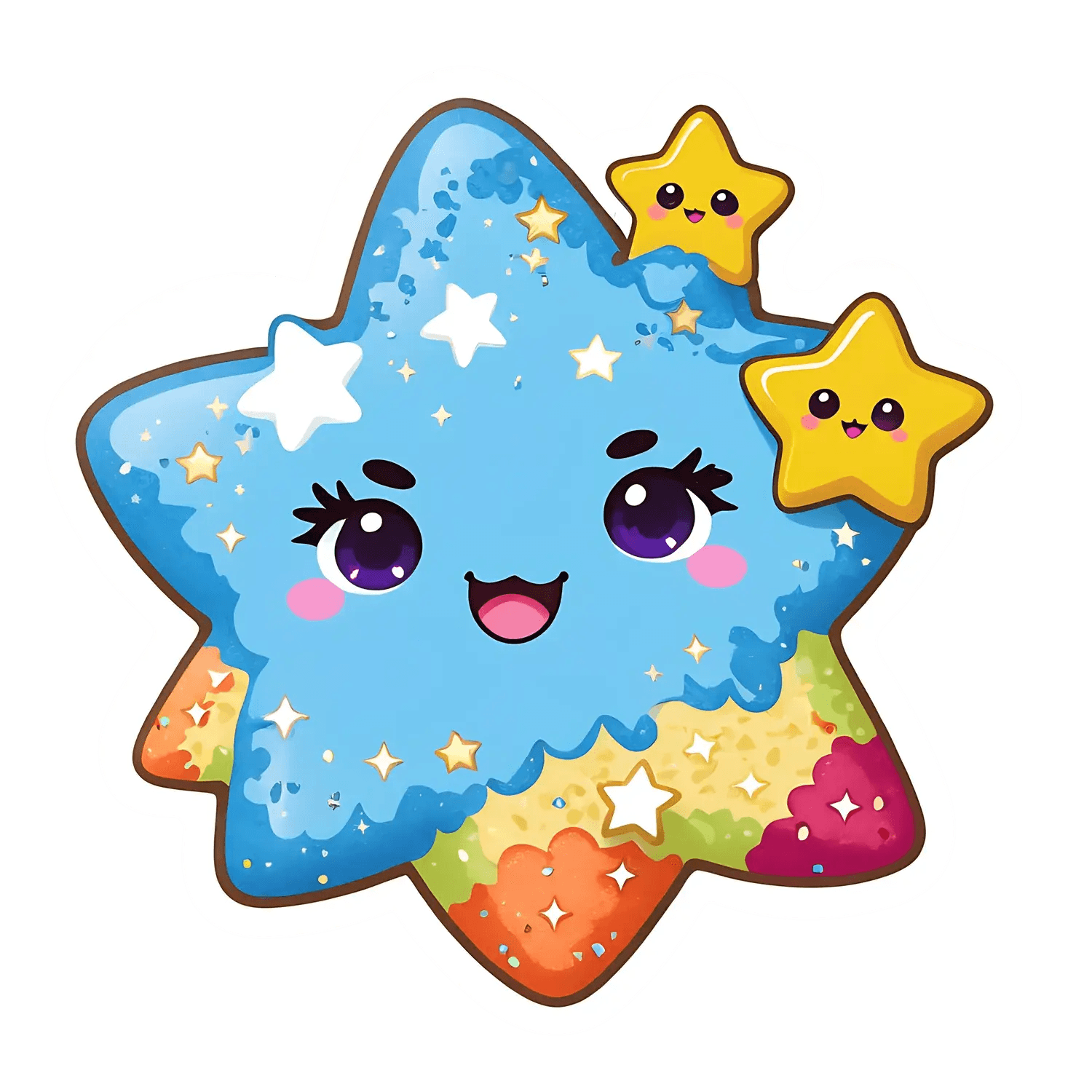 Cute Starry Sticker - Kids' Favorite Decor - Heat Press Transfer
