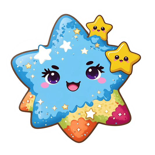 Cute Starry Sticker - Kids' Favorite Decor - Heat Press Transfer