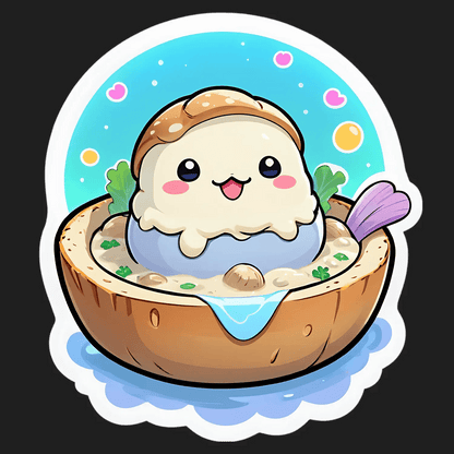 Cute Sushi Roll - Sticker - Heat Press Transfer