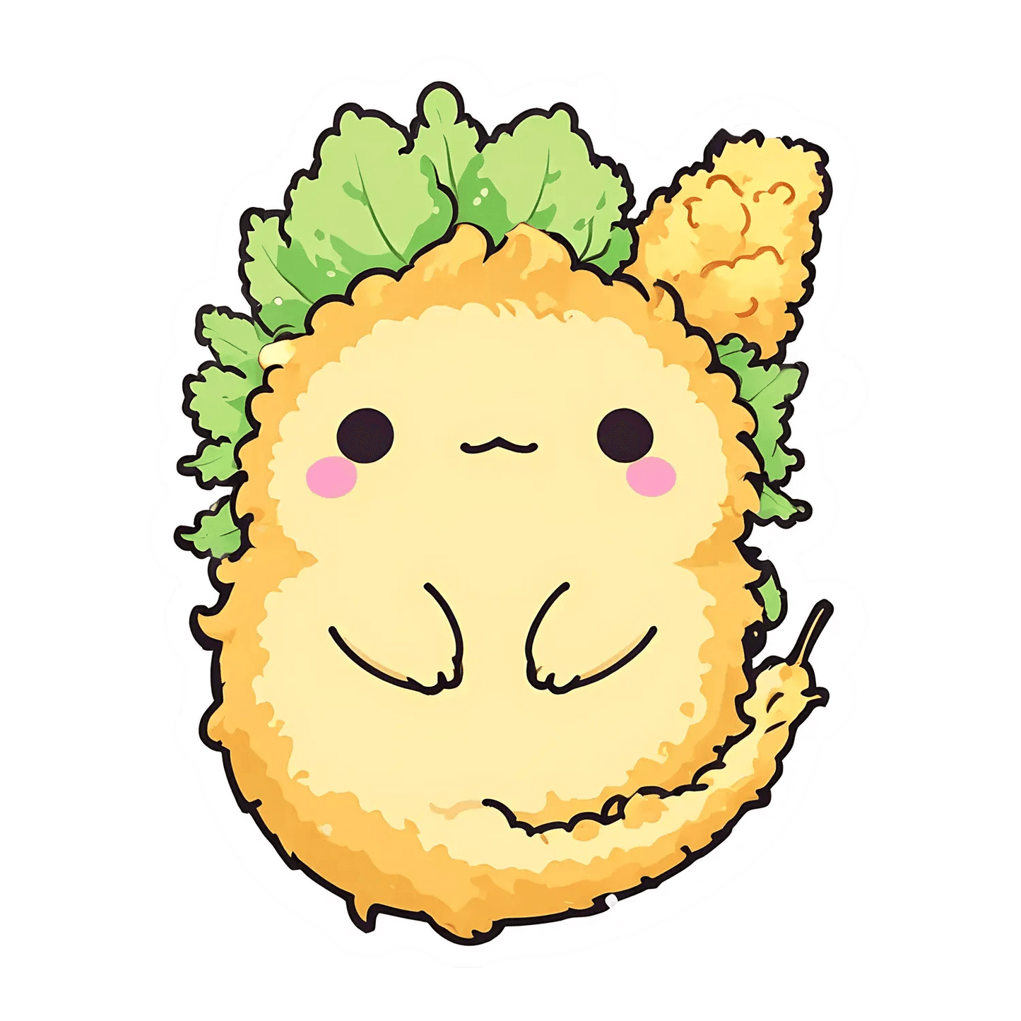 Cute Tofu Character - Sticker - Heat Press Transfer