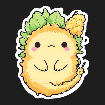 Cute Tofu Character - Sticker - Heat Press Transfer