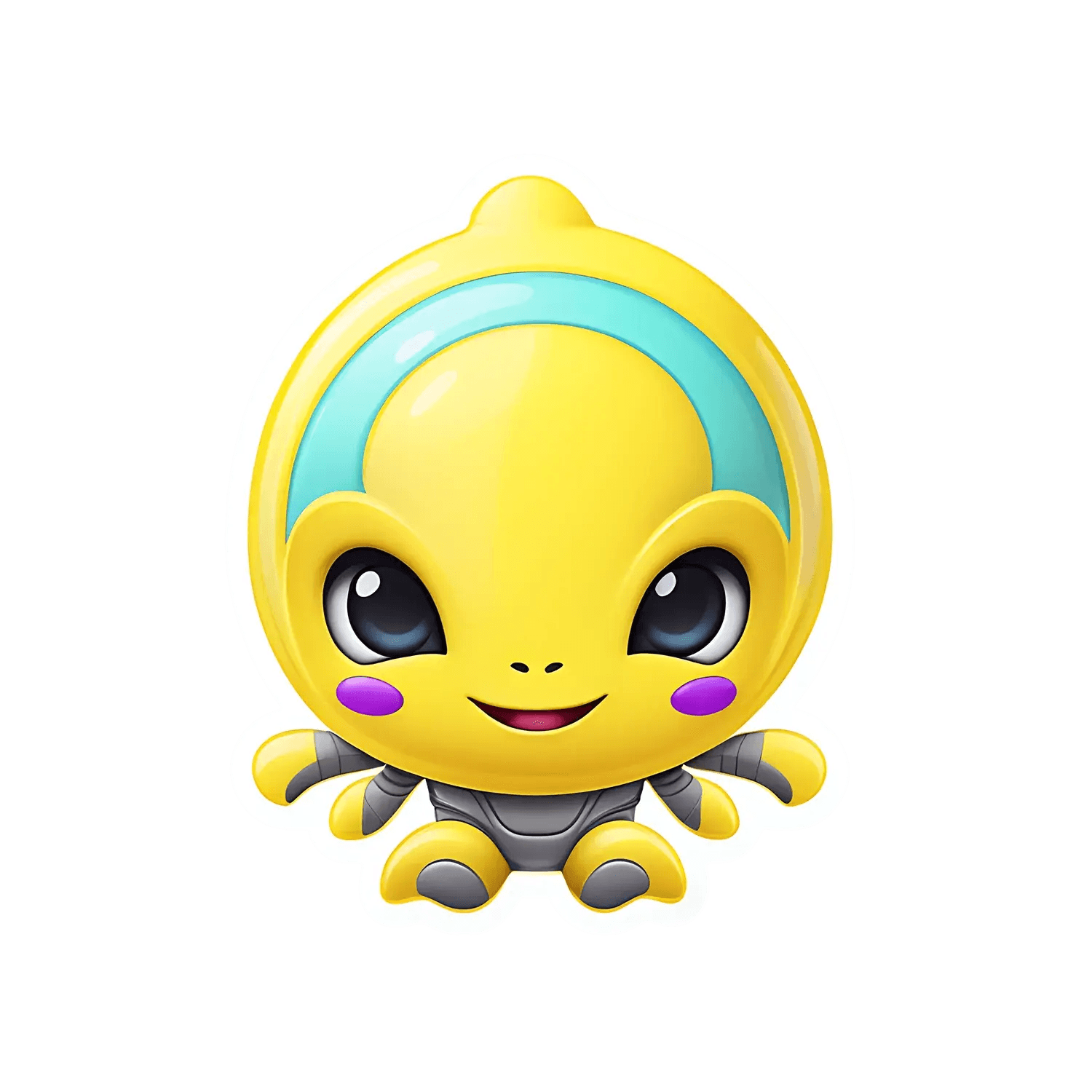 Cute Turtle Sticker - UV DTF Decoration - Heat Press Transfer