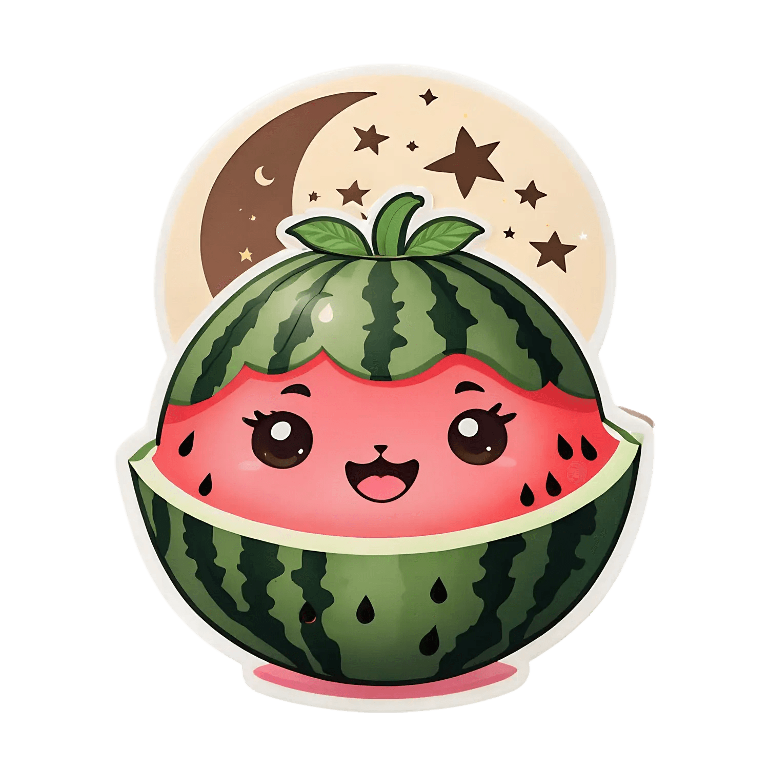 Cute Watermelon - Sticker - Heat Press Transfer