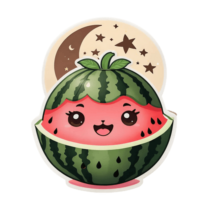 Cute Watermelon - Sticker - Heat Press Transfer