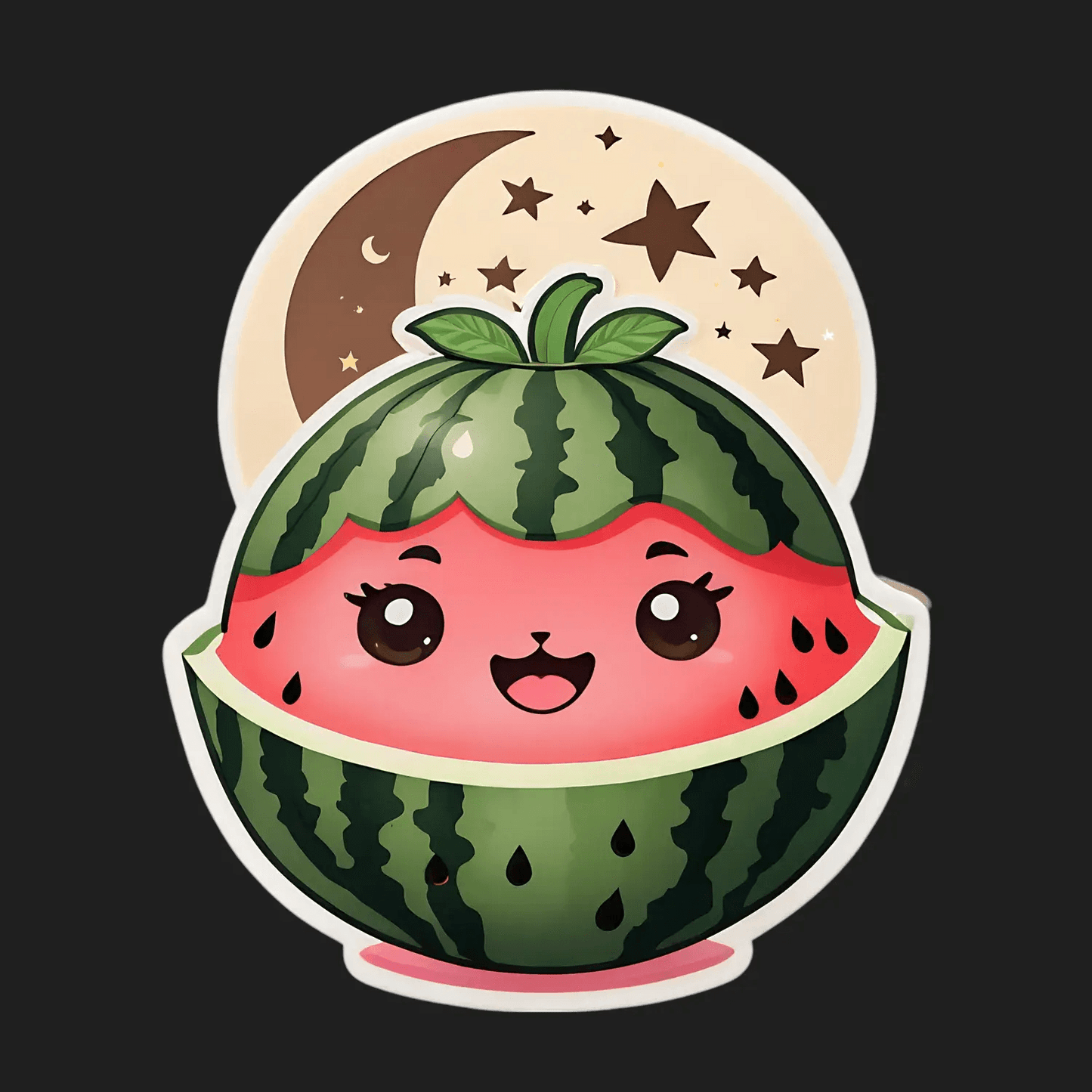 Cute Watermelon - Sticker - Heat Press Transfer