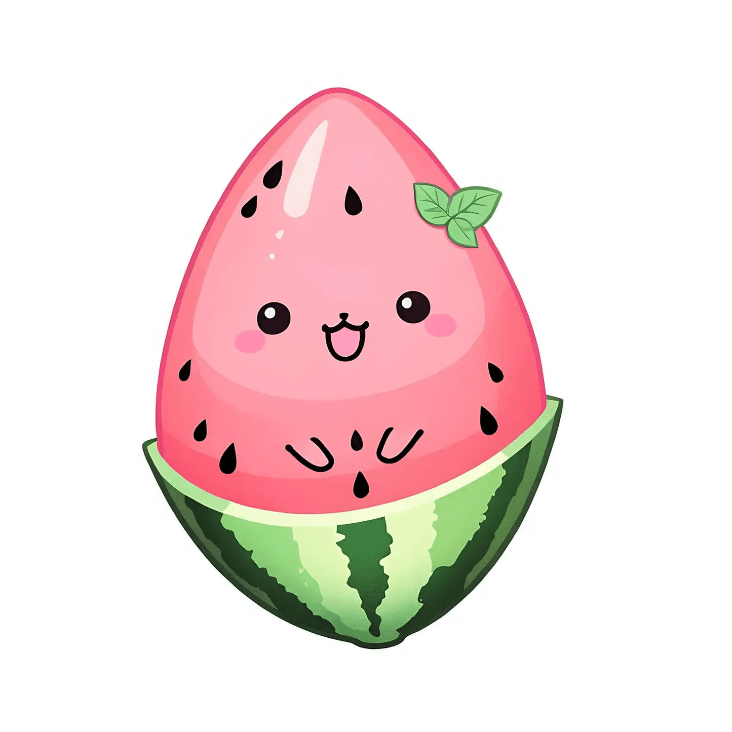 Cute Watermelon - UV Sticker - Heat Press Transfer