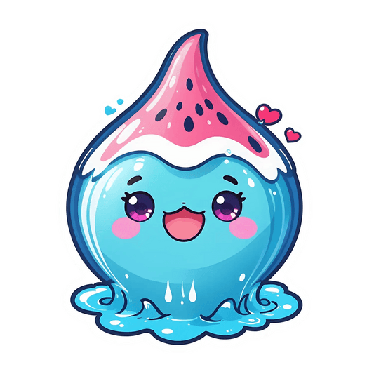 Cute Whale - Sticker - Heat Press Transfer