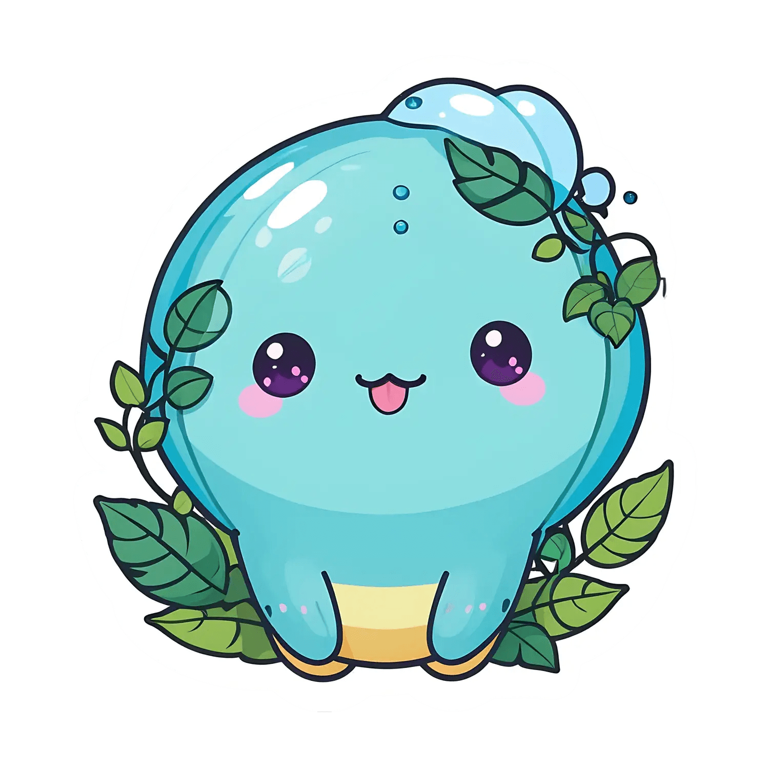 Cute Whale Sticker - UV DTF Decorative Sticker - Heat Press Transfer