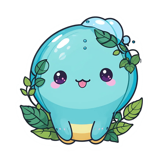 Cute Whale Sticker - UV DTF Decorative Sticker - Heat Press Transfer