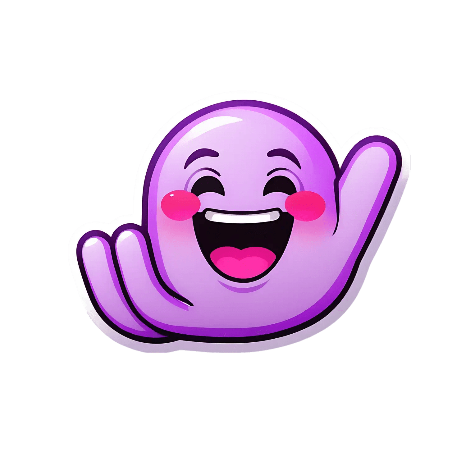 Cute Winky Face - Sticker - Heat Press Transfer