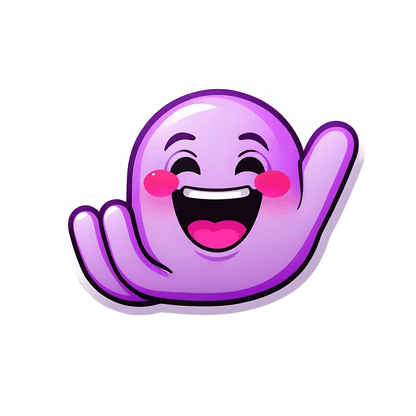 Cute Winky Face - Sticker - Heat Press Transfer