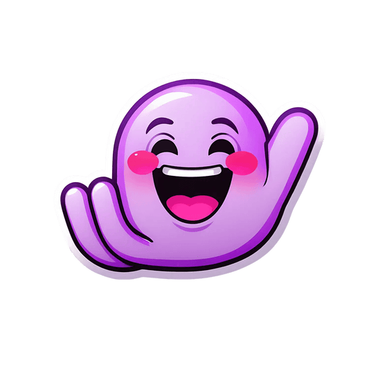 Cute Winky Face - Sticker - Heat Press Transfer