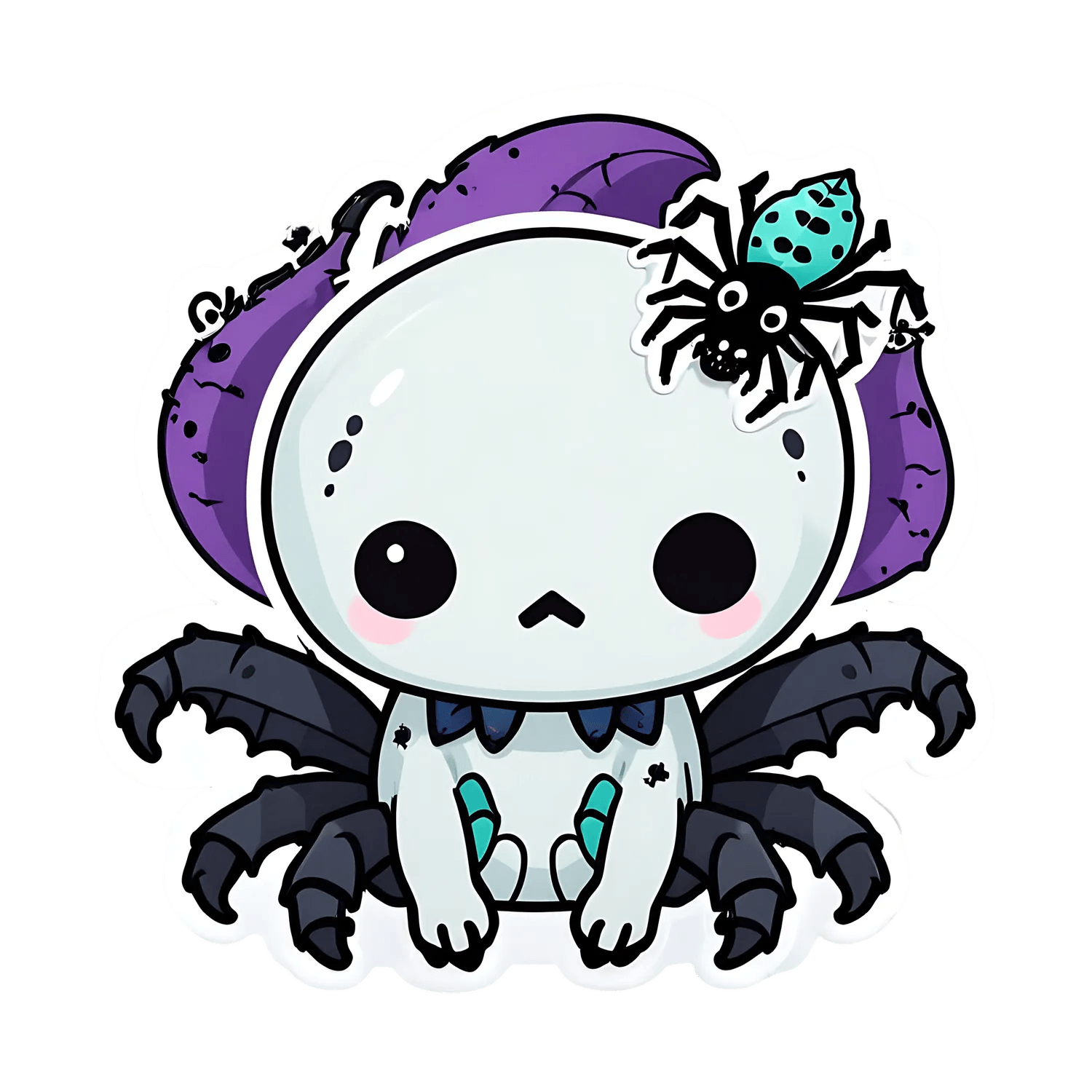 Cute Bat Character - UV Sticker - Heat Press Transfer